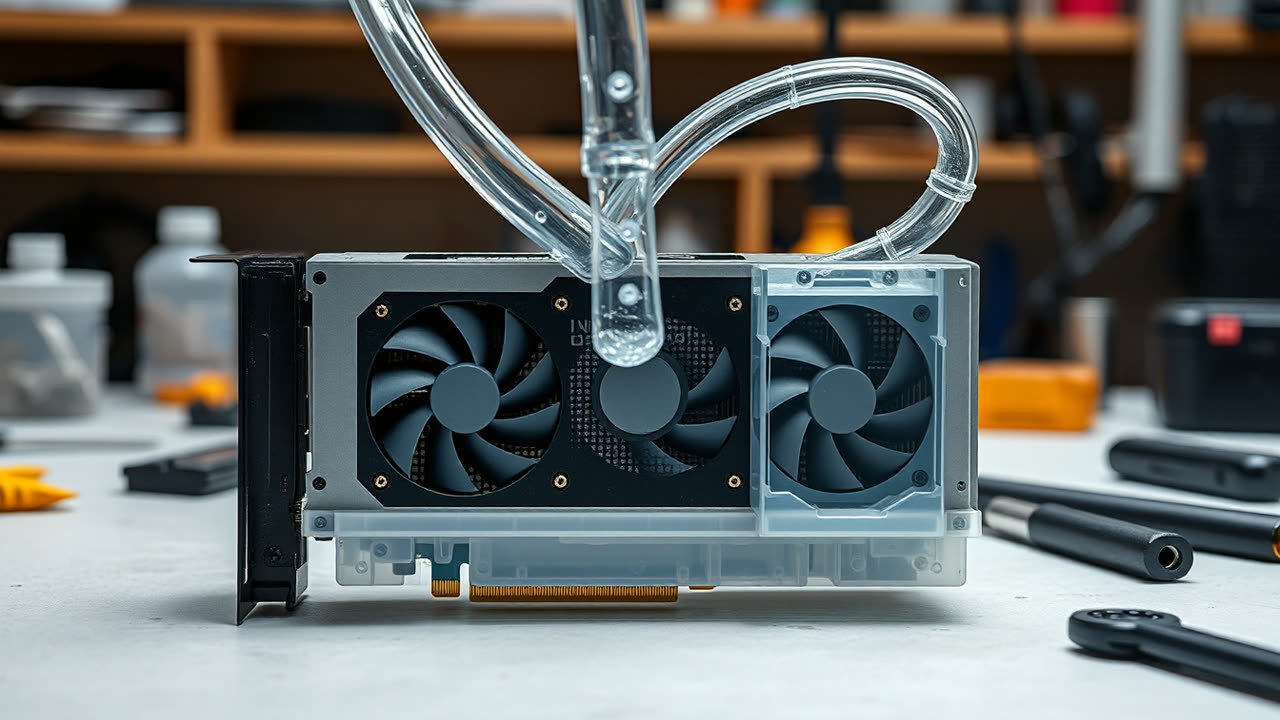 Modder Achieves Staggering 28°C GPU Load Temperature with Direct Die Liquid Cooling