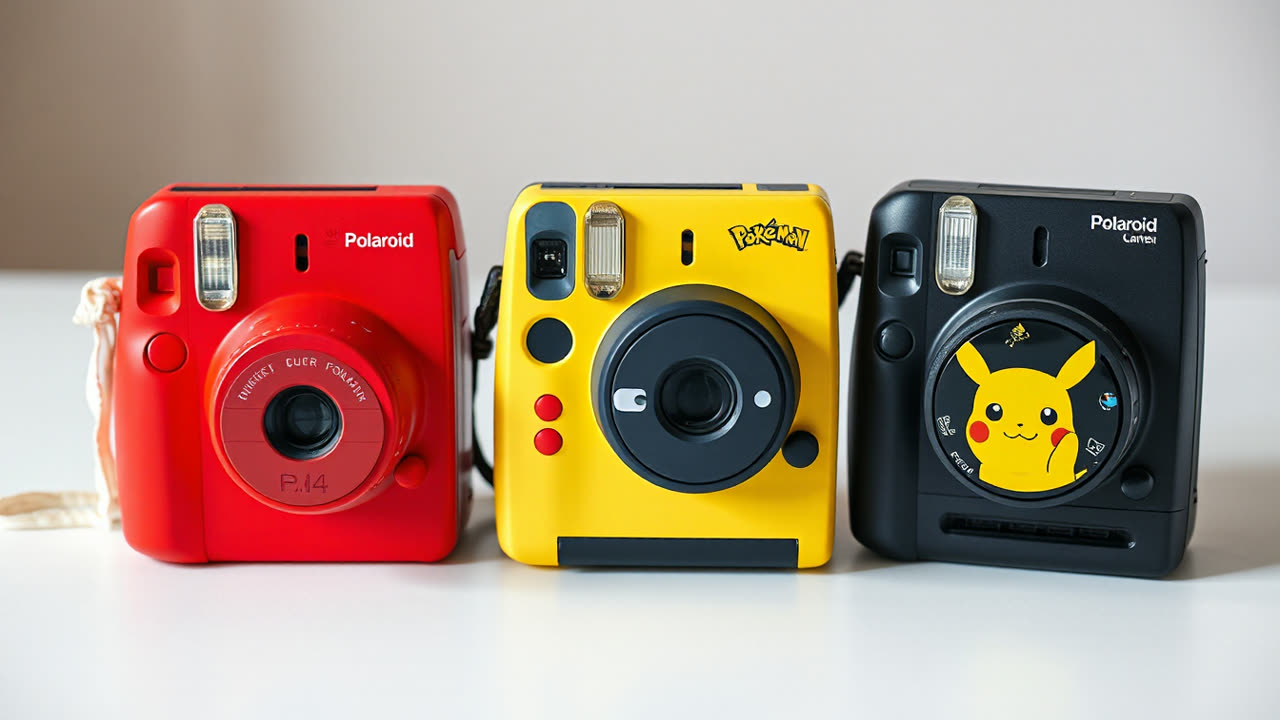 Pokémon and Polaroid Unite for Three New Collectible Instant Cameras