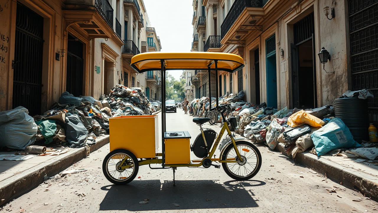 Solar-Powered Trikes Tackle Havana's Waste Crisis Amid US Fuel Blockade
