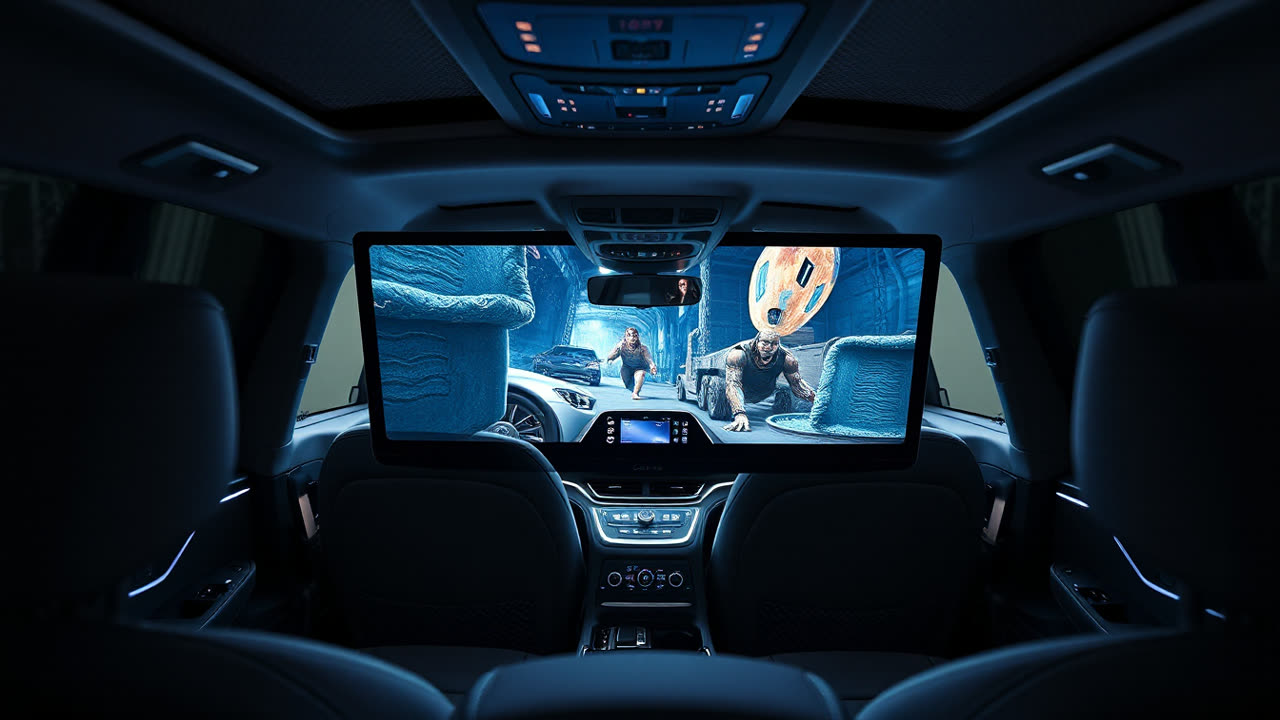 Genesis GV90 Redefines Luxury SUVs with 24.6-inch Pop-Up OLED Cinematic Display