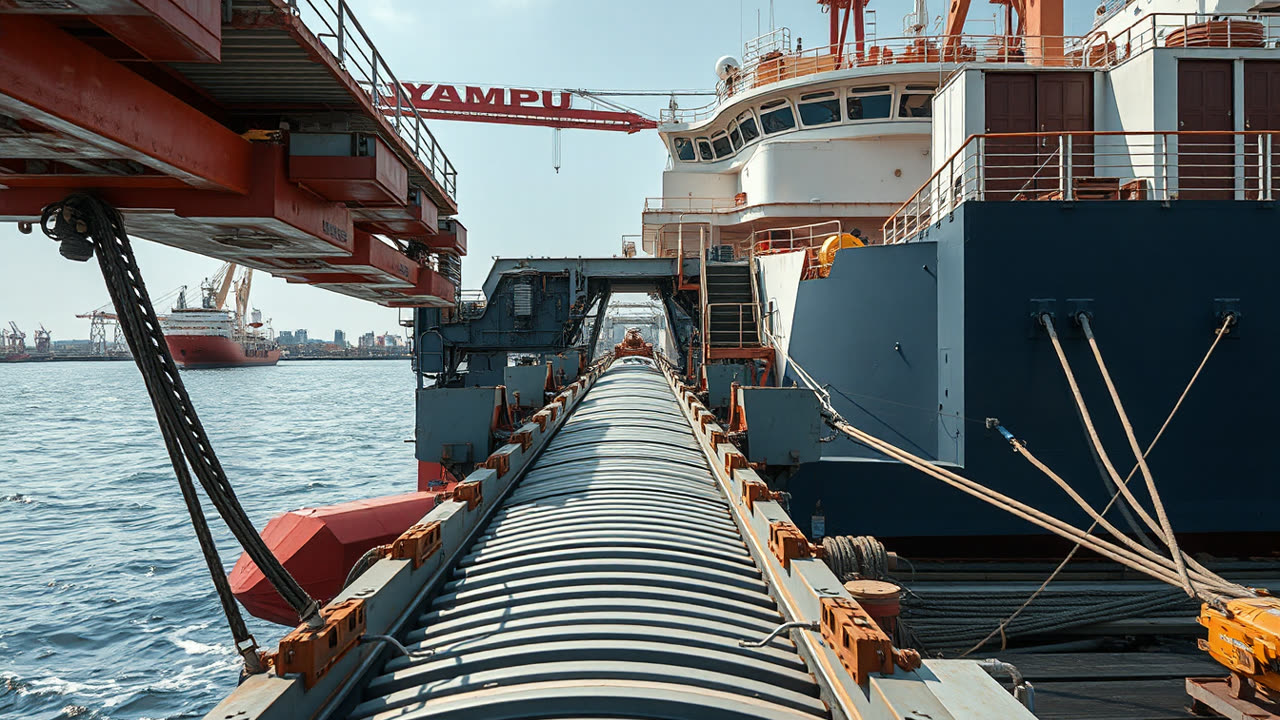 MV Yampu Cuts Bulk Freight Emissions by Half with Electric Self-Loading System
