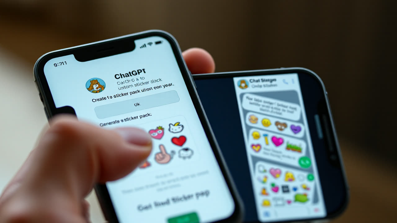 ChatGPT Now Generates Custom iMessage & WhatsApp Stickers, Revolutionizing Digital Expression