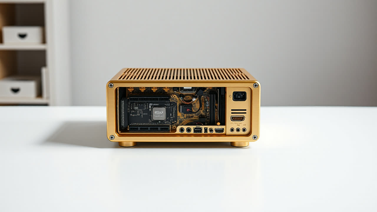 24-Carat Gold Mini PC Costs $1.7 Million, Redefining Luxury Tech